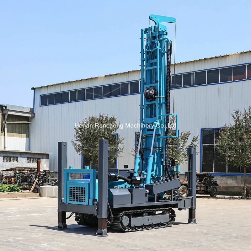 280m Su kuyusu sondajı Rig Dizel Hidrolik Güç CE / ISO Sertifikalı Köy / İriş için