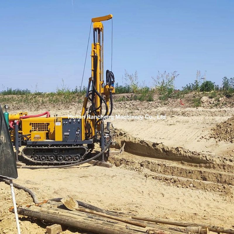 Crawler Tipi Hidrolik Su Kuyu Kuyu Kuyu Kuyu Kuyu Kuyuyu Ev Su Kuyu Ekipmanı 150m Derinlik