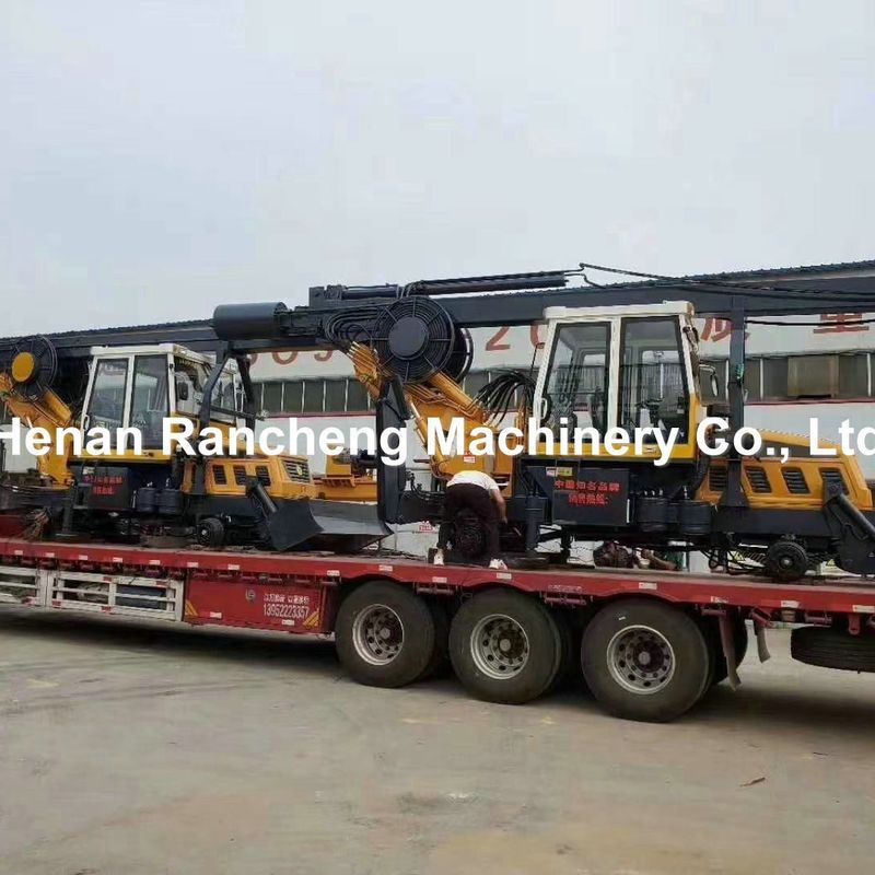 500-1500mm Çok yönlü Tekerlek Tipi Avcı Toplama Rig 30-50r / Min Powerhead Dönüş Hızı için