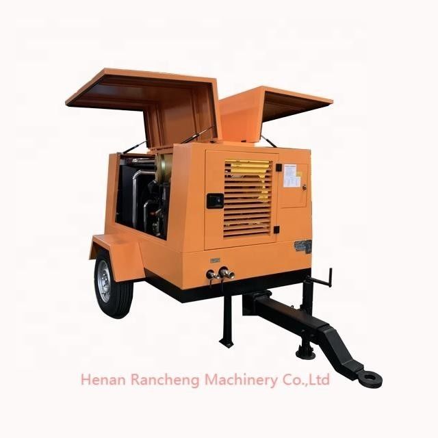 1400kg taşınabilir dizel vida hava kompresörü 55KW 8Bar çalışma basıncı için