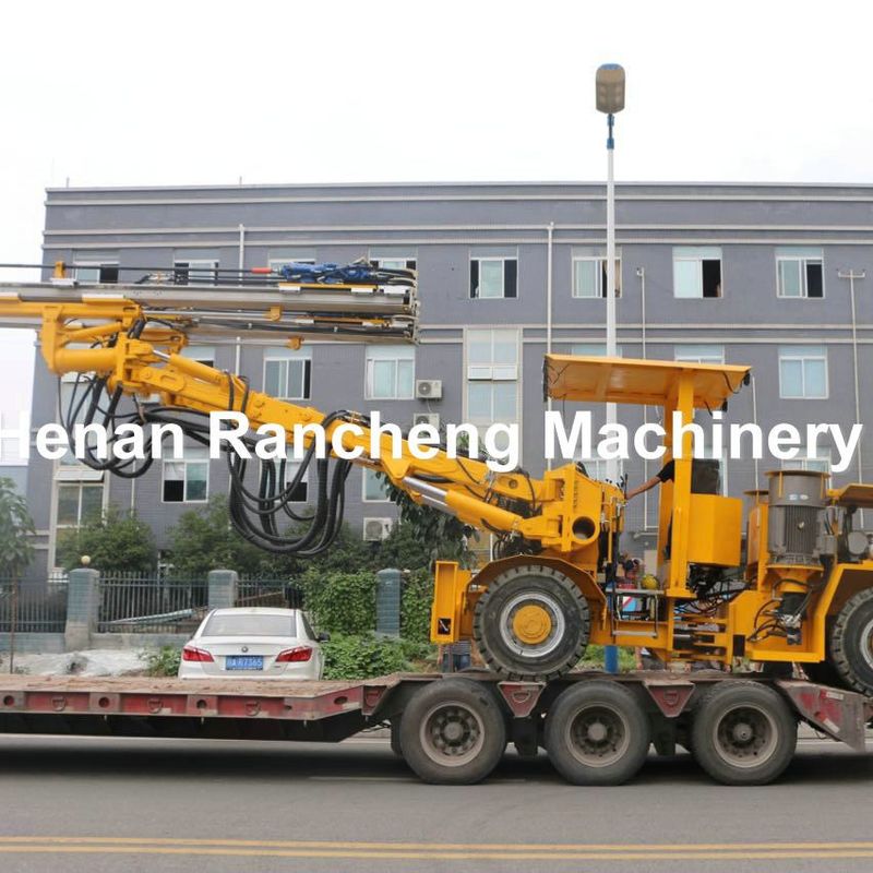 RCZ-22J Tüm Hidrolik Tünelleme Jumbo Borma Rig 3880mm Borma Derinliği 93KW / 125HP dizel motor gücü ile