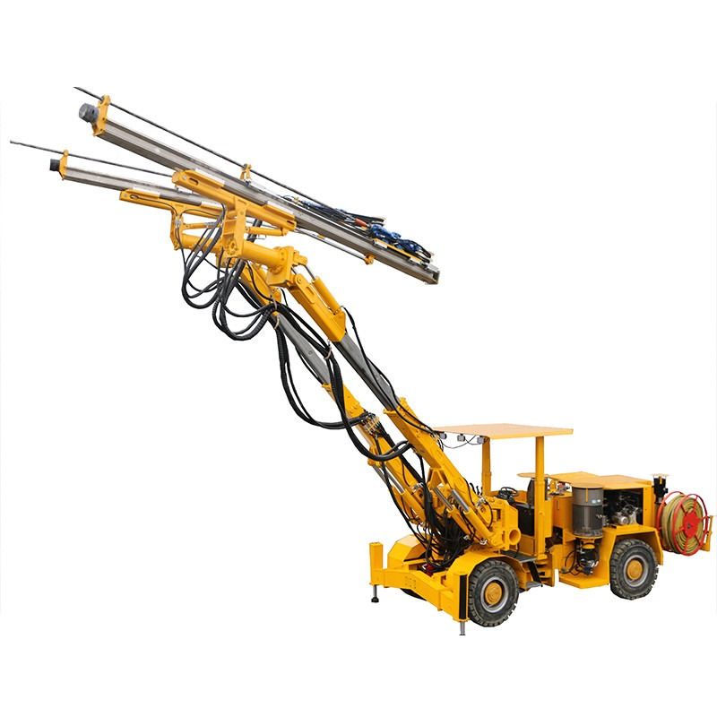 RCZ-22J Tüm Hidrolik Tünelleme Jumbo Borma Rig 3880mm Borma Derinliği 93KW / 125HP dizel motor gücü ile