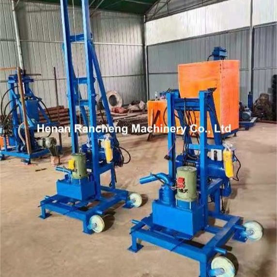 Kavma Derinliği 100m Elektrikli Taşınabilir Su Kuyu Kavma Rig Ana Makine 22HP Motoru ile