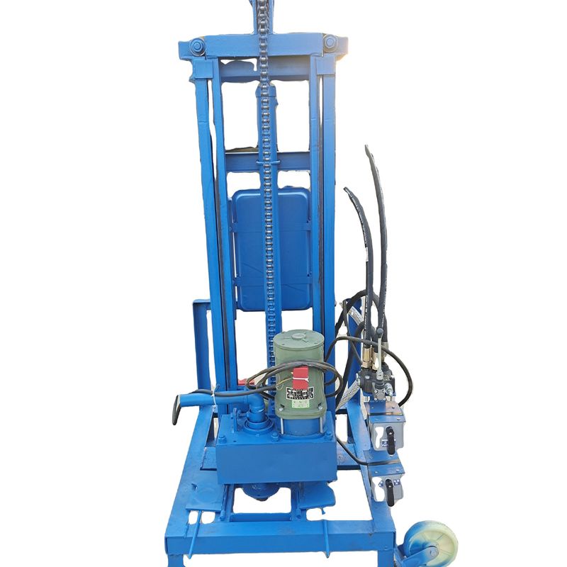 100 metre derinlik elektrikli taşınabilir su kuyusu sondajı 22 HP motorlu 40 kg maksimum yük