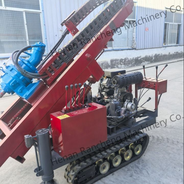 RCKM-30S 28 HP benzinli motorlu güneş pilini kurmak için küçük hidrolik pil sürücüsü
