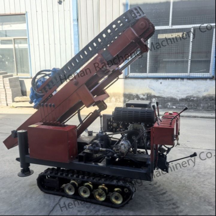 RCKM-30S 28 HP benzinli motorlu güneş pilini kurmak için küçük hidrolik pil sürücüsü