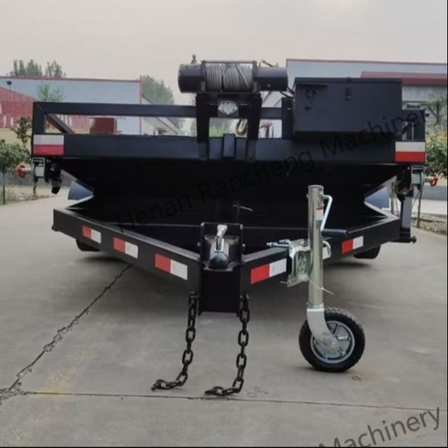 5t 5m*2.2m Platform Kamyon Yarı Rel Aksı Kargo Taşımacılığı