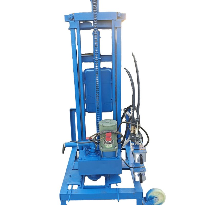 100 metre derinlik elektrikli taşınabilir su kuyusu sondajı 22 HP motorlu 40 kg maksimum yük