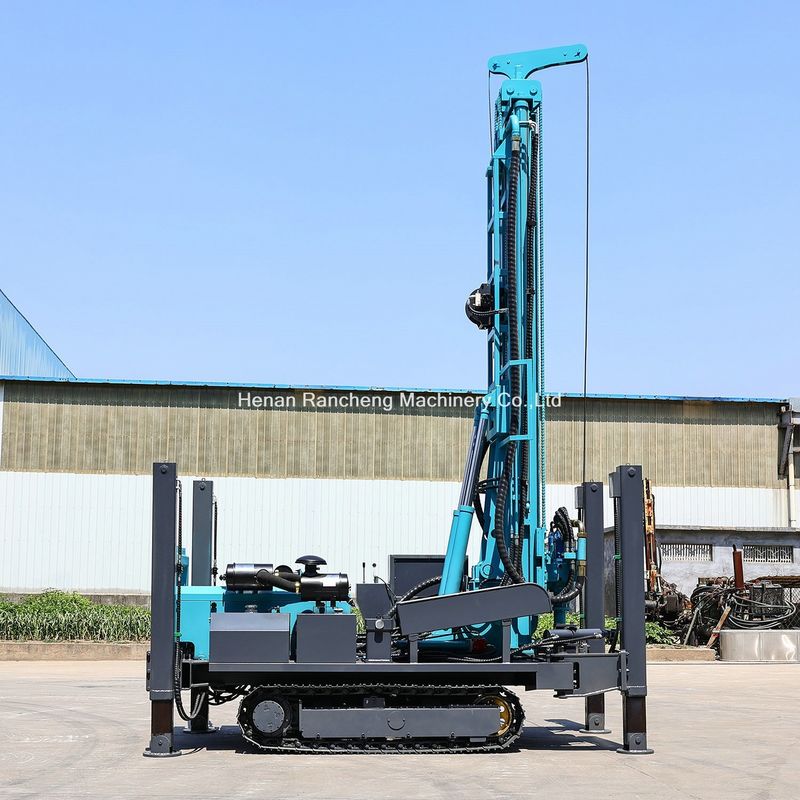 Tamamen hidrolik sürünen tip 400 metrelik su kuyusu sondajı 140 - 350mm Sondaj Dia