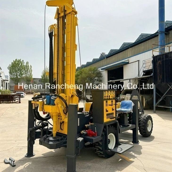 260m Depth Fully Automatic Wheel Hydraulic Water Well Drilling Machines for Drilling Equipment Water Well Equipment