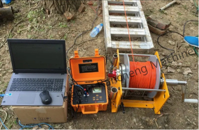 300m Jeofizik Ekipman Kuyu Sondaj Su Kuyusu Log Aracı Görünür Direnç Ölçme Kayıt Sistemi