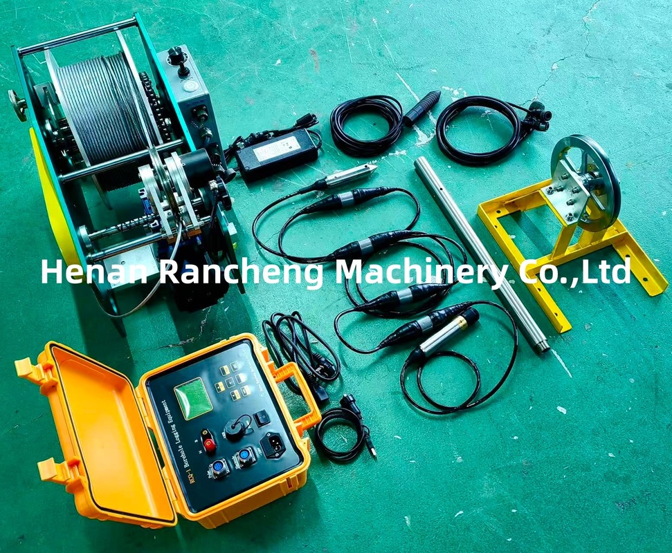 300m Jeofizik Ekipman Kuyu Sondaj Su Kuyusu Log Aracı Görünür Direnç Ölçme Kayıt Sistemi