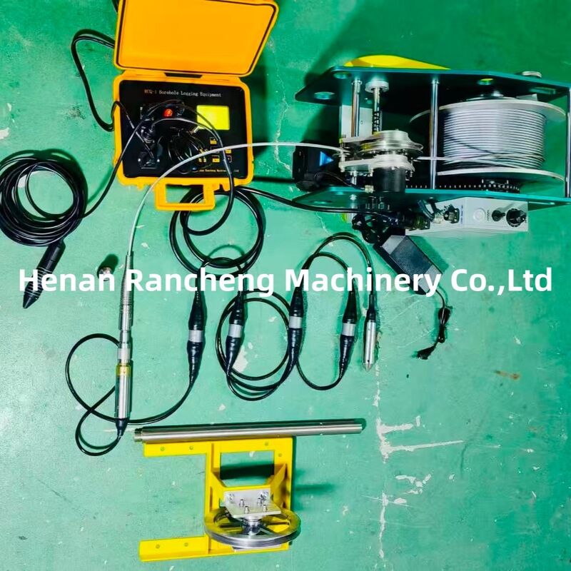 300m Jeofizik Ekipman Kuyu Sondaj Su Kuyusu Log Aracı Görünür Direnç Ölçme Kayıt Sistemi