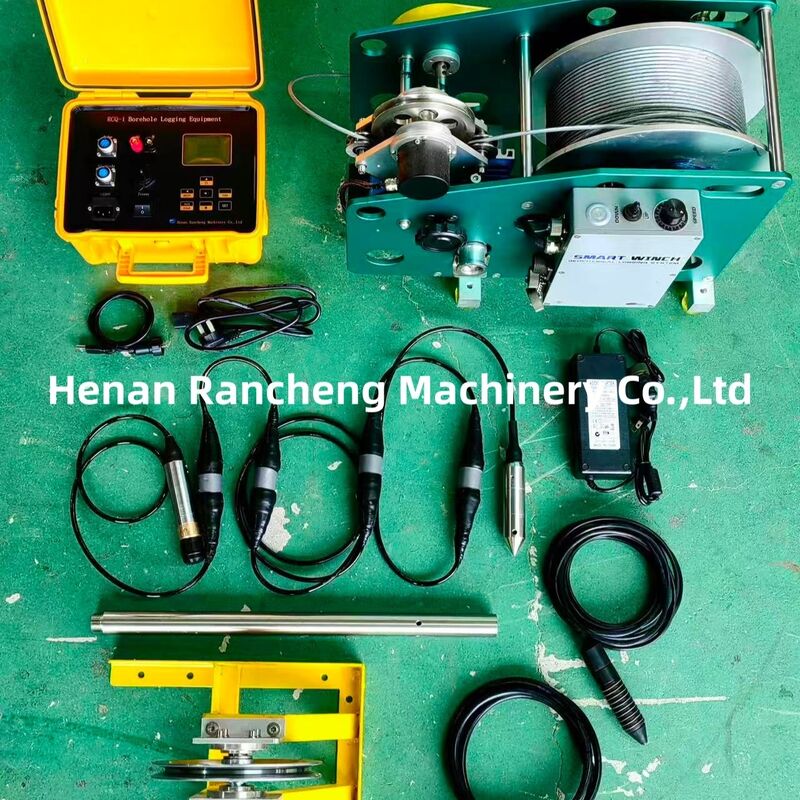 300m Jeofizik Ekipman Kuyu Sondaj Su Kuyusu Log Aracı Görünür Direnç Ölçme Kayıt Sistemi