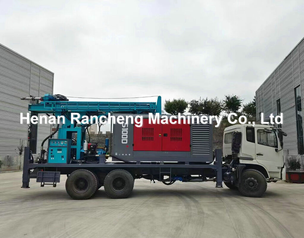 350m Derinlik Kamyon Montajlı Borma Rig / Kamyon Montajlı Su Kuyu Borma Rig Makine 6X4 HOWO Kamyonla