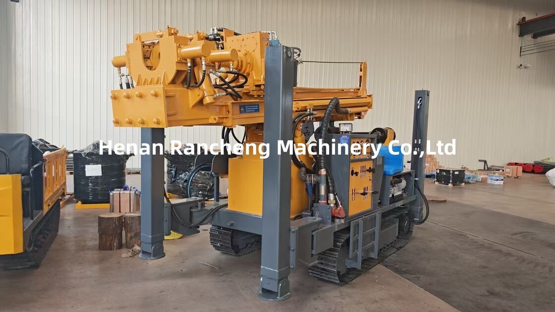 300m Borun Derinliği Su Kuyuları Sürücü Tipi Borma Rig Makinesi 85KW Yuchai Motoru