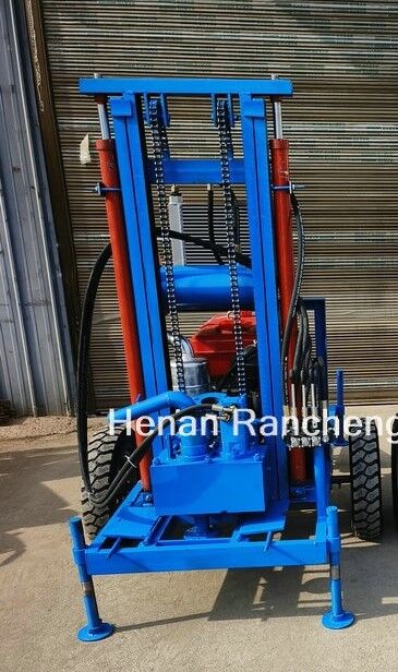 150m delme derinliği 450mm delme deliği çapı ile taşınabilir su kuyusu delme makinesi