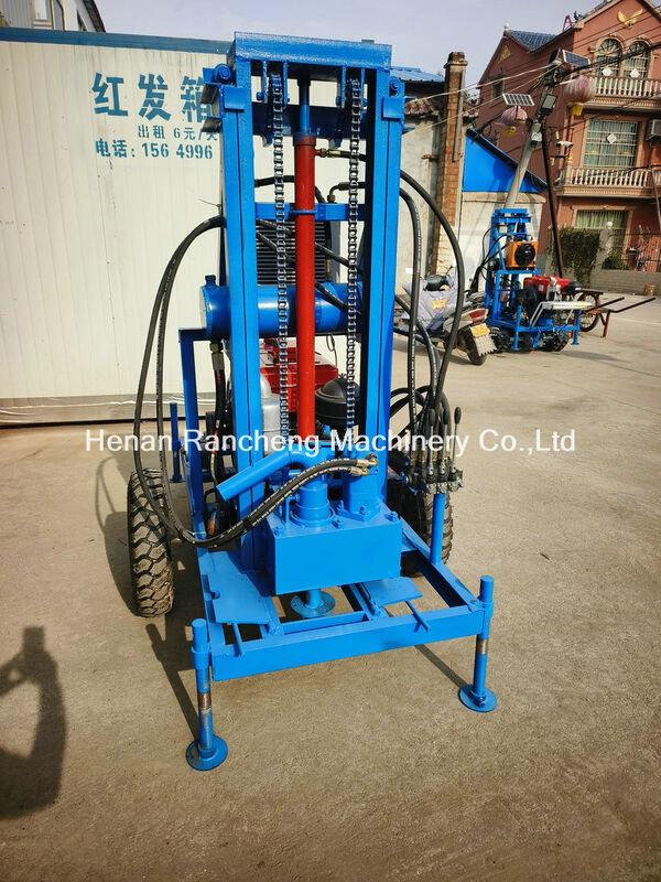 150m delme derinliği 450mm delme deliği çapı ile taşınabilir su kuyusu delme makinesi