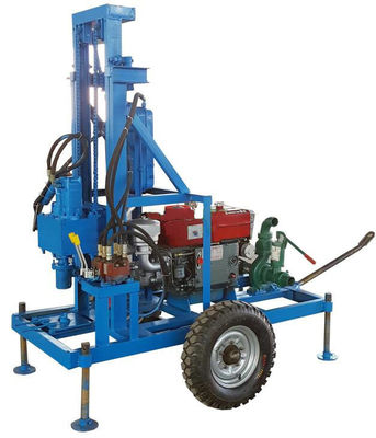 150 metre derinliğinde taşınabilir kuyunun delme teçhizatı 22HP / 16.2Kw dizel motor gücü