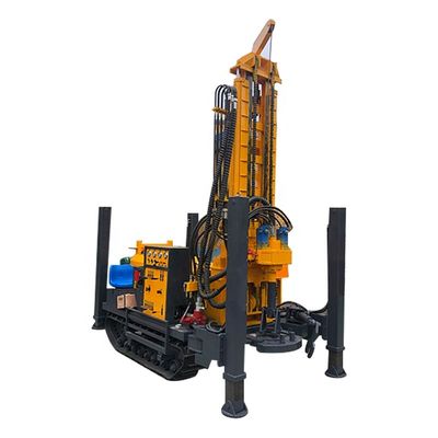 Küçük Katlanmış Hidrolik Gezgin 180m 200m Su Kuyuları Borma Rigs