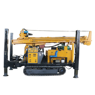 Hidrolik sürünen su kuyusu delme makinesi 70KW dizel motor 260m delme derinliği