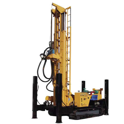 300m Borun Derinliği Su Kuyuları Sürücü Tipi Borma Rig Makinesi 85KW Yuchai Motoru
