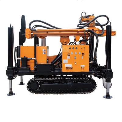 200 metre derinlikte su kuyusu delme makinesi 55KW Motor 4000Nm döner tork