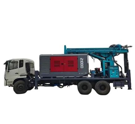 300 metre derinlik kamyon monte edilmiş su kuyusu sondajı 80km/h 266HP yüklü araç motoru