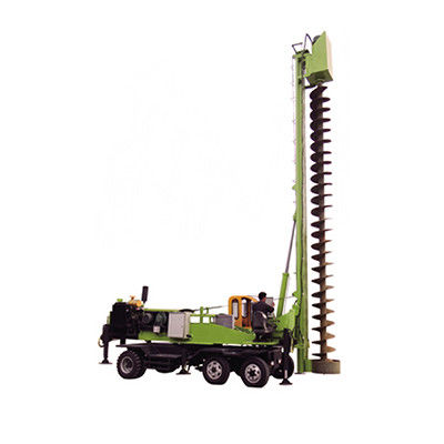 6 - 10m Toplama Delik Derinliği Avcı Döner Buhran Rig 34KW Dizel Motor Gücü