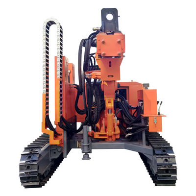 115HP dizel motor güneş hidrolik pil sürücüsü 100mm - 400mm sondaj diya