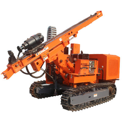 20 - 100m sondaj derinliği Hidrolik sürünen yığın sürücü makinesi 115HP dizel motor