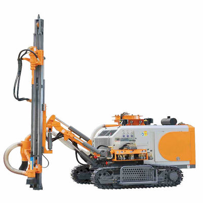 22m Derinlik DTH Delik Buhranı Rig 193HP Dizel Motor 80mm - 118mm Delik aralığı