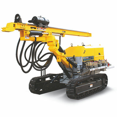56kw Aşağıda Delik DTH Borma Rig Makinesi 62m Bor derinliği 115 - 150mm Bor çapı