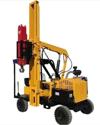 Güneş Pilajı Sürücü Ekipmanı 39KW Motor 170 cm Borma Derinliği 260cm Toplama Yüksekliği