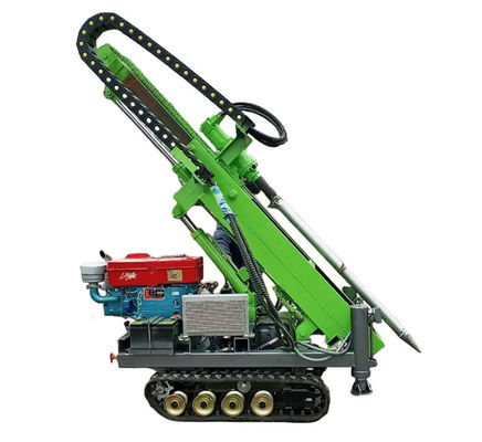 Kauçuk sürünen montajlı güneş pil sürücüsü 25HP dizel motor 30m pil derinliği