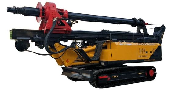Hidrolik küçük döner sondaj makinesi 15m delik derinliği 110KW dizel motor