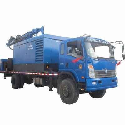 300m Derinlik Su Kuyu Kuyruklama Rig 266HP Yük Araç Motoru 115 - 350mm Dia