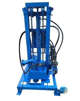 Küçük taşınabilir su kuyusu delme makinesi 11KW 1500mm delme çubuğu Dia 150m Bor derinliği