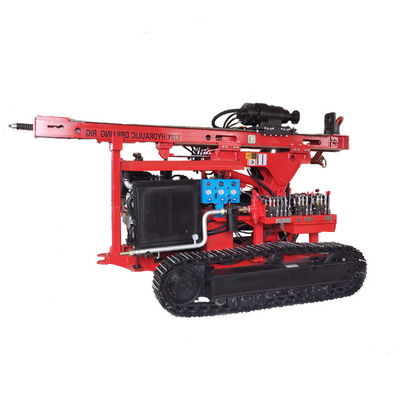 RC130Y Hidrolik Gezgin Yığın Borma Makinesi 30m vida Güneş Yığın Sürücüsü Yığın Borma Rig