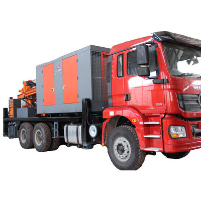 Kamyon Su kuyusu sondajı 260m Derinlik 155KW Yük Araç Motoru 20T Ağırlık