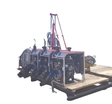 42KW çekirdek sondajı küçük elmas çekirdek sondajı 0-1200rpm üst tahrik dönme başı ve 700KGS kaldırma gücü ile