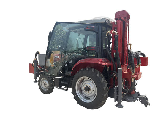 50HP 4X4 Sürücü Traktör Kabin 260m Delikli Hidrolik Su Kuyu Kuyu Kuyu Kuyu Kuyu Makinesi / Kuyu Kuyu Makinesi