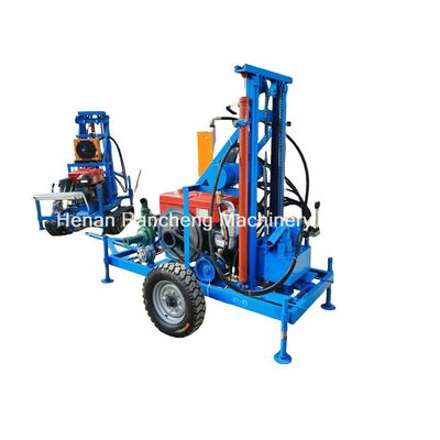 150m sondaj derinliği ve 450mm çaplı taşınabilir su kuyusu sondaj makinesi