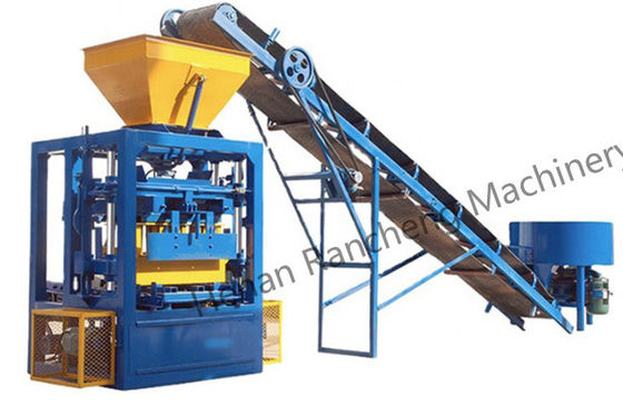 Blok Yapma Makinesi RC4-24 Yarım Otomatik Beton Çürük Tuğla Yapma Makinesi