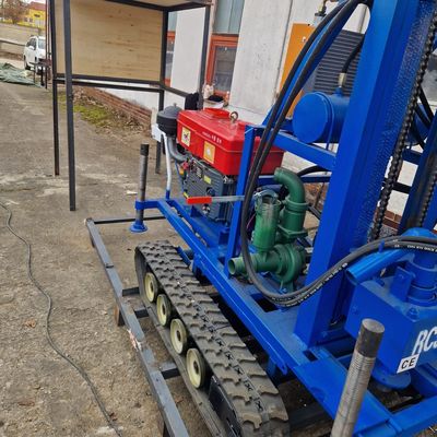 150m Derinlik Çarpıcı ve Döner Tipli Kauçuk Sürünücü Montajlı Su Buhranı Rig