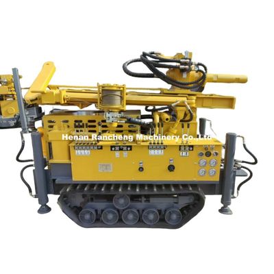 42KW dizel motorlu küçük sürünen su kuyusu sondaj makinesi