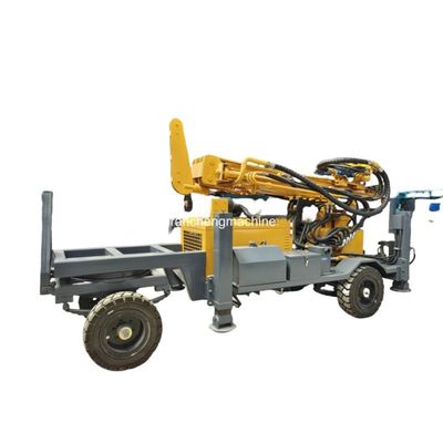 RCF220W 65KW dizel motorlu hidrolik tekerlekli su kuyusu delme makinesi