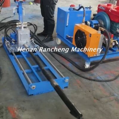 Borlama Derinliği 60-80m 32HP dizel motorlu hidrolik itiş boru makinesi