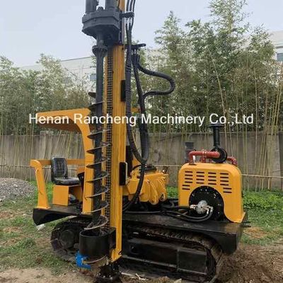 6m Çerçeve Post Crawler Ramming Makinesi ile Güneş Pil Sürücüsü