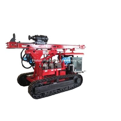 RC130Y Solar Pile Driver bir aşağı delik delme teçhizat makinesi ve delme çapı 400mm